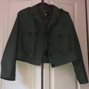 Serena Williams faux leather Jacket SZ L